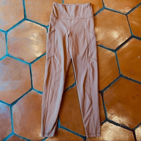 AMERICAN EAGLE AE Everything Pocket Highest Waist Leggings Mauve Small S - Picture 2 of 9